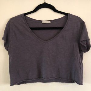 Cotton On Gray Crop Top